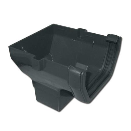 [ROS2A] FLOPLAST SQUARE STOPEND OUTLET (ANTHRACITE GREY)