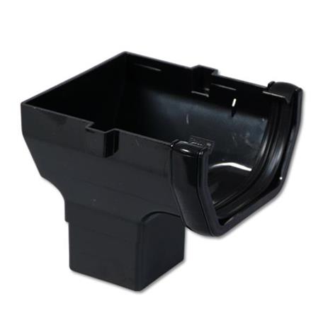 [ROS2BL] FLOPLAST SQUARE STOPEND OUTLET (BLACK)
