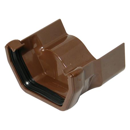 [RDS4BR] FLOPLAST SQUARE TO OGEE CAST GUTTER ADAPTOR L/H (BROWN)