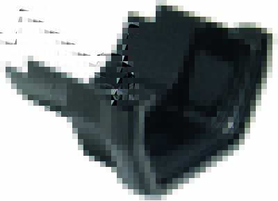 [RDS5BL] SQUARE TO ROUND CAST GUTTER ADAPTOR (BLACK)