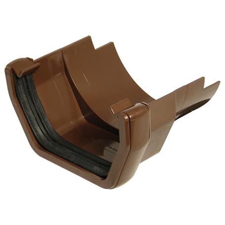 [RDS5BR] SQUARE TO ROUND CAST GUTTER ADAPTOR (BROWN)