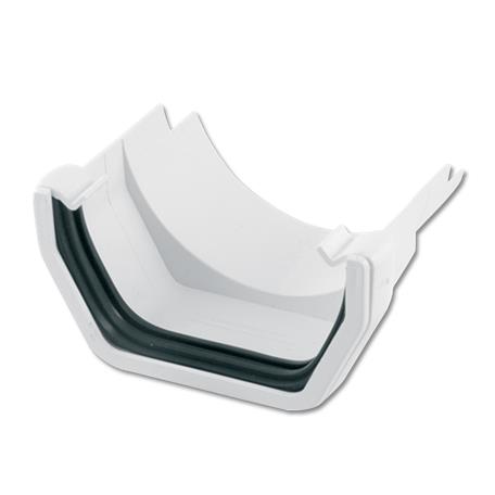 [RDS5W] SQUARE TO ROUND CAST GUTTER ADAPTOR (WHITE)