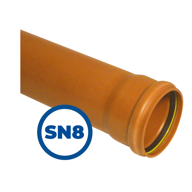[6D146] UNDERGROUND 160MM DRAIN PIPE SOCKETED 6M